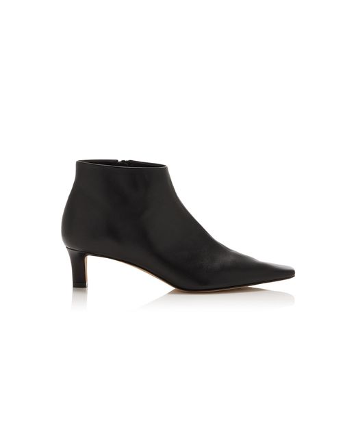 The Row Black Carla Leather Boots