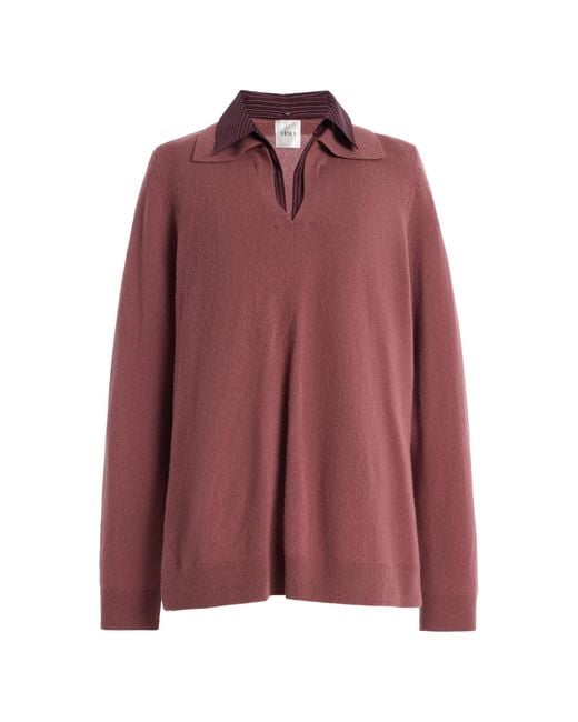 Leset Red Zoe Yoshi Polo Shirt
