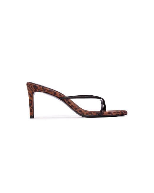 Black Suede Studio Multicolor Gem Leather Sandals