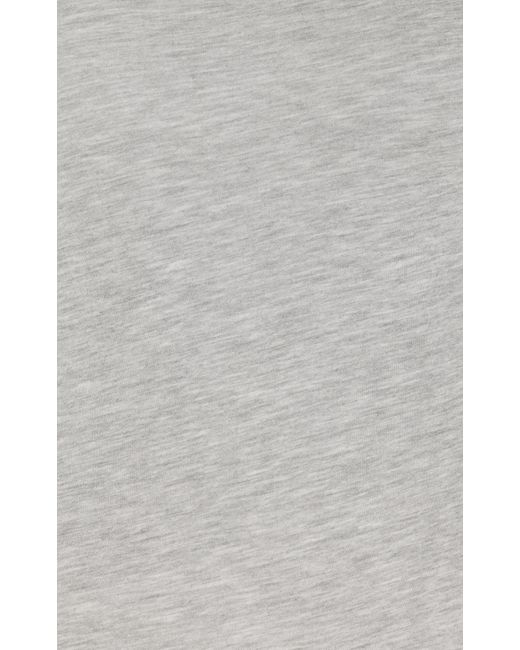 ÉTERNE Gray Fitted Cotton-blend Jersey Tank Top