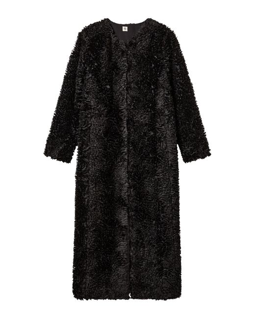 THE GARMENT Black Hydra Textured Coat