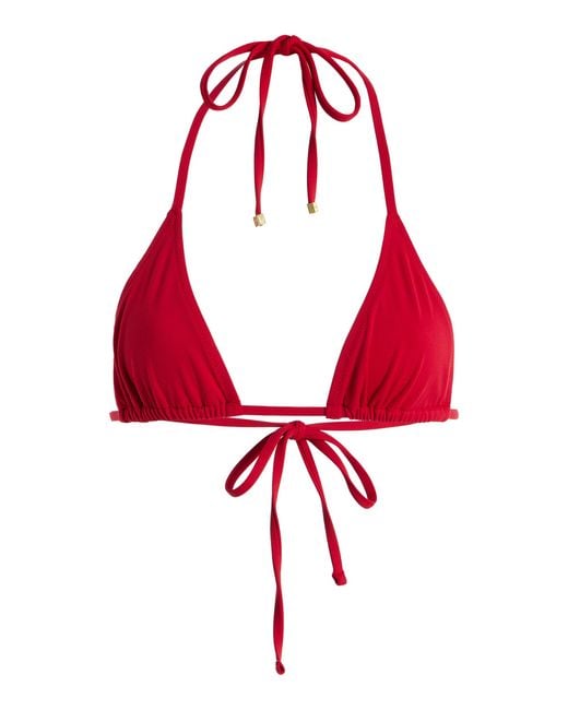 ÉTERNE Red Thea Bikini Top