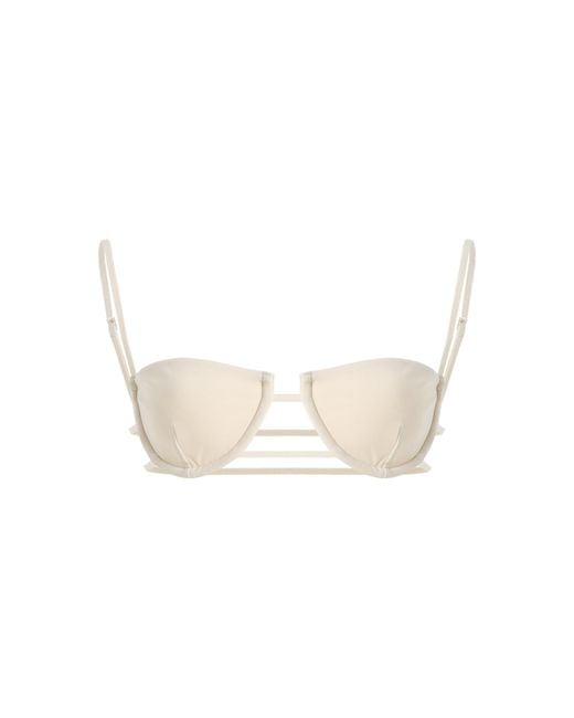 Ziah White Dita Balconette Bikini Top