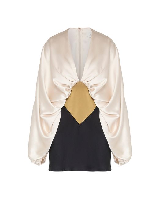 Zimmermann White Clash Drape Tunic