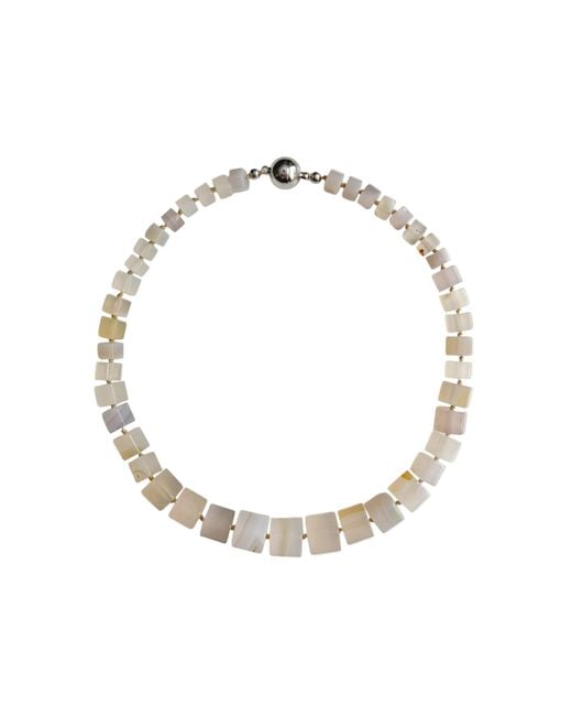 CHIS STUDIO White Cannes Necklace