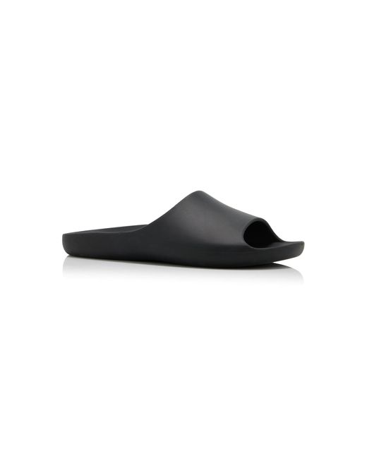 The Row Black Ama Foam Slide Sandals