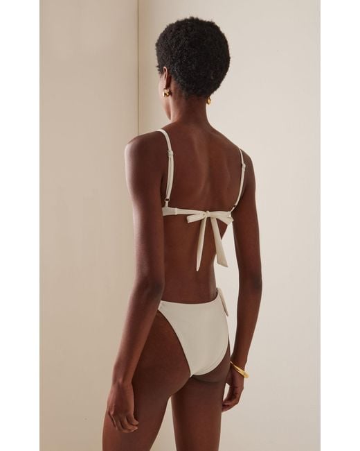 Mare Perpetua White D-Ring One-Piece Swimsuit