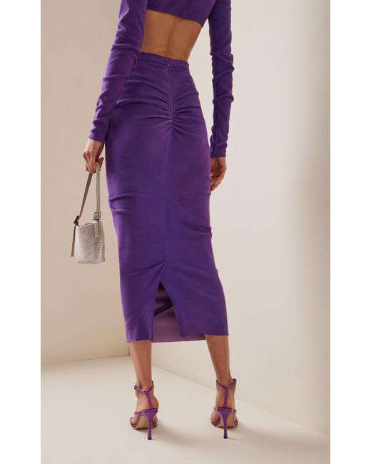 Ruched clearance pencil skirt
