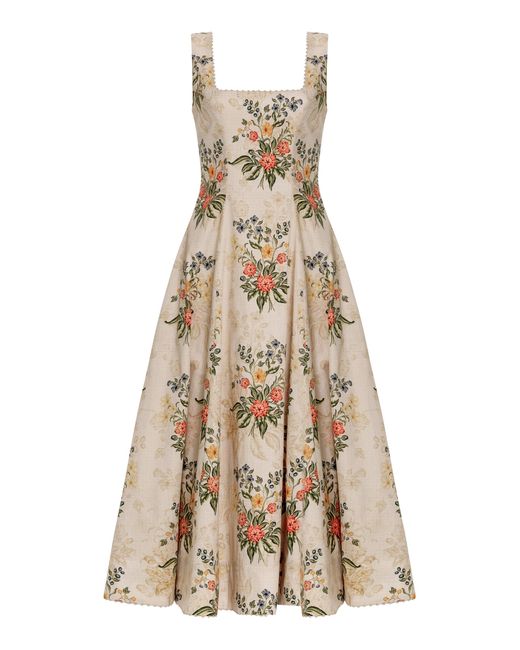 Agua Bendita Natural Pistilo Isolda Cotton Maxi Dress
