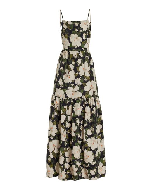posse floral maxi dress Posse Midi Slip Dress