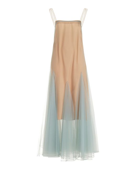 Kamperett White Camille Layered Dress