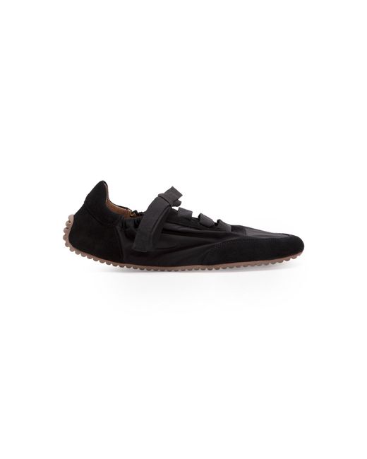 Odissi Black Cass Suede Sneakers
