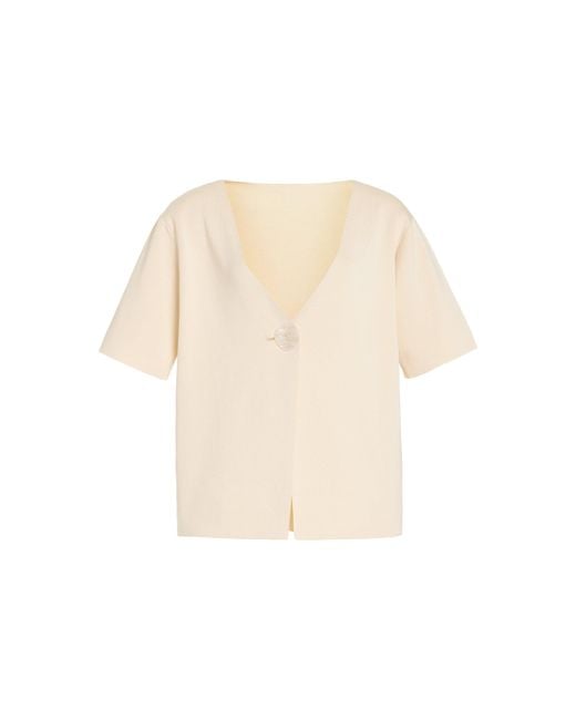 ELCE Natural Exclusive Inka Buttoned Top
