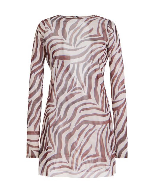 Bondeye Pink Gisele 2.0 Mesh Mini Dress