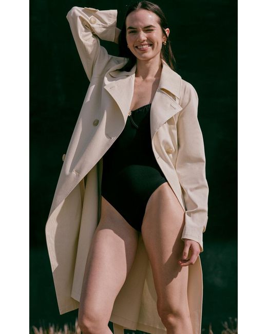 Solid & Striped Black X Sofia Richie Grainge Exclusive The Malika One-piece Swimsuit