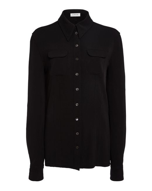 Lanvin Black Fitted Shirt