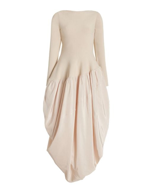knee length dresses for ladies Rabanne Ruched Jersey Midi Dress main image 0