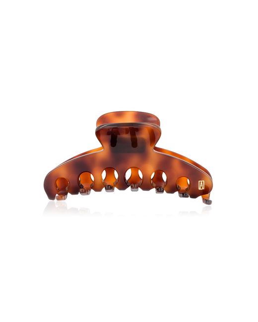 Alexandre De Paris Orange Austerlitz Tortoiseshell Acetate Claw Clip