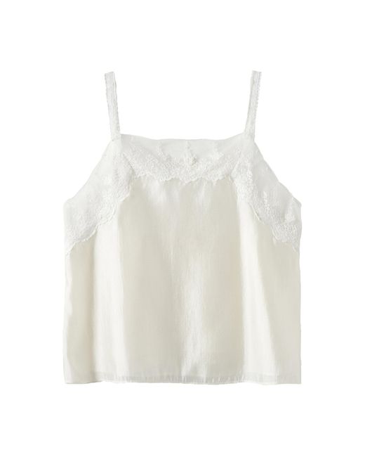 THE GARMENT White Gilian Flower Top
