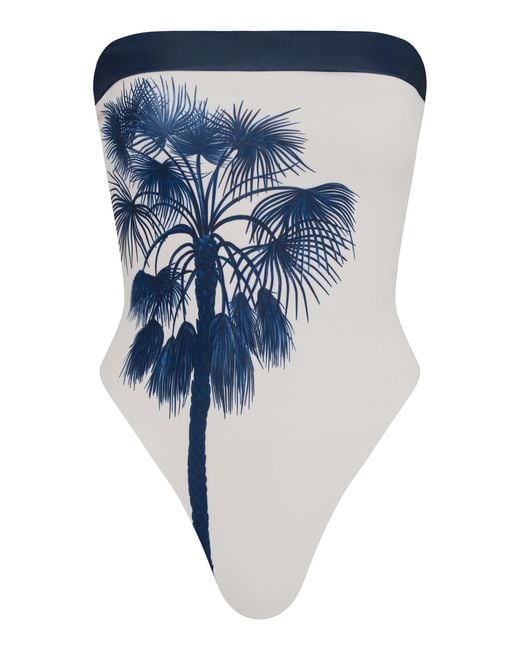 ANDRES OTALORA Blue Rafaga Serena One-Piece Swimsuit