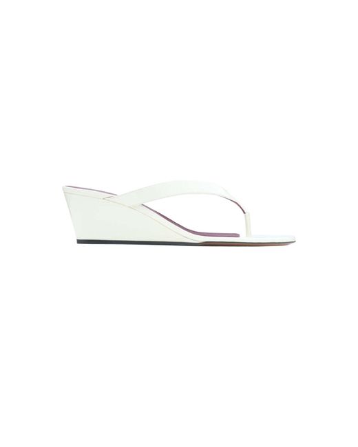 Neous White Tercus Leather Sandals
