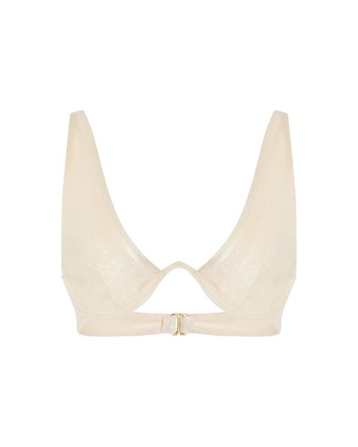 JADE Swim Natural Paloma Bikini Top