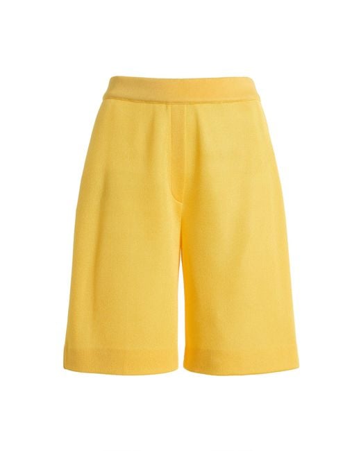 High Sport Yellow Exclusive Joy Slinky Knit Shorts