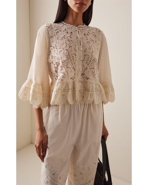Sea Natural Shanna Lace Top
