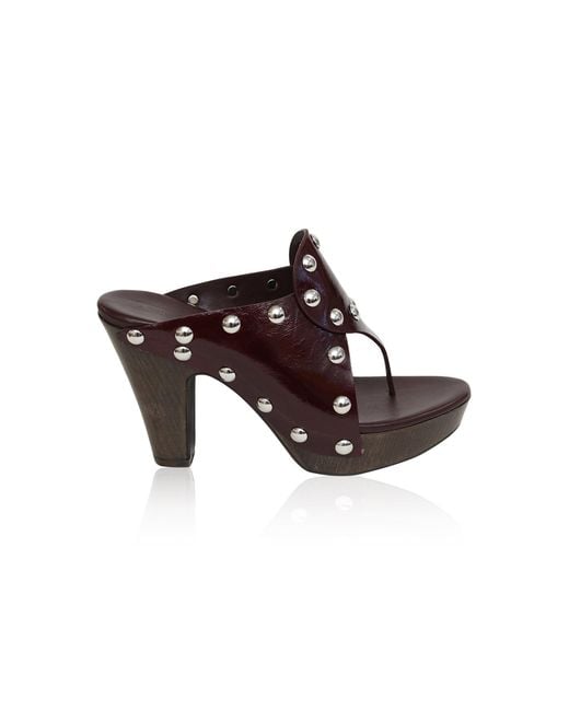 Christopher Esber Brown Juna Studded Clog