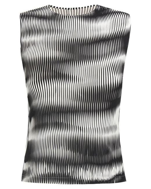Issey Miyake Gray 'Sway Pleats' Top