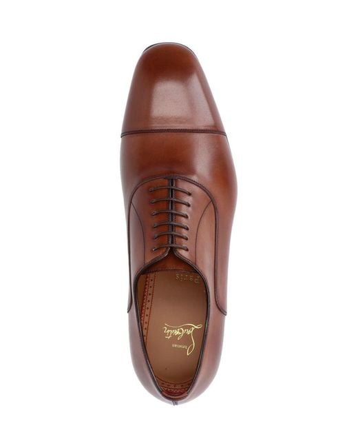 Christian Louboutin Brown Flat Shoes for men