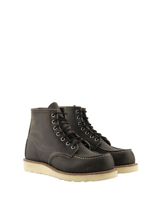 Red Wing Black Classic Moc for men