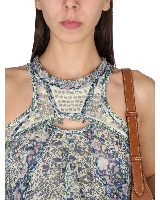 Isabel Marant Blue Top Onyle