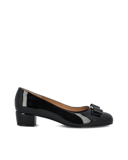 Ferragamo Black Heeled Shoes