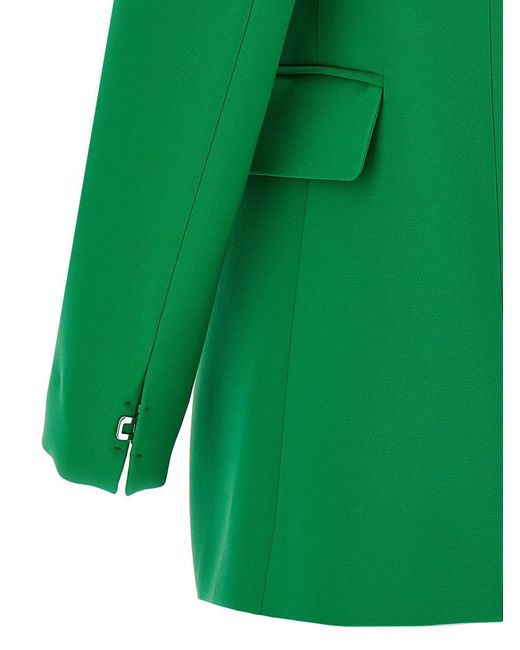 DSquared² Green Tulle Insert Blazer Jacket