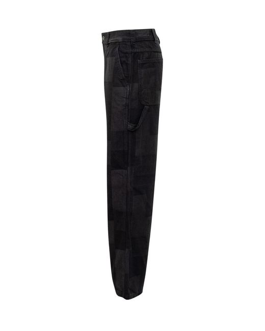 Dickies Black Carpenter Jacquard Pants for men