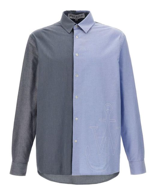 J.W. Anderson Blue 'Anchor' Shirt for men