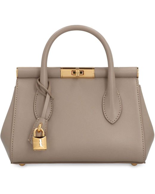 【関税＆送料込み】Dolce & Gabbana Day Leather Mini Handbag Dolce & Gabbana Day Leather Mini Handbag in Gray | Lyst