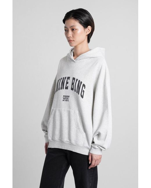 Anine Bing White Harvey Sweatshirt