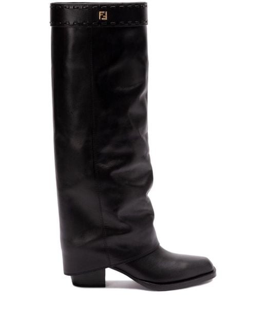 Fendi Black Show High Boots Shoes