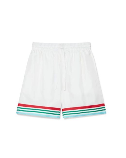 Casablanca White Bermuda Casa Way World Series for men
