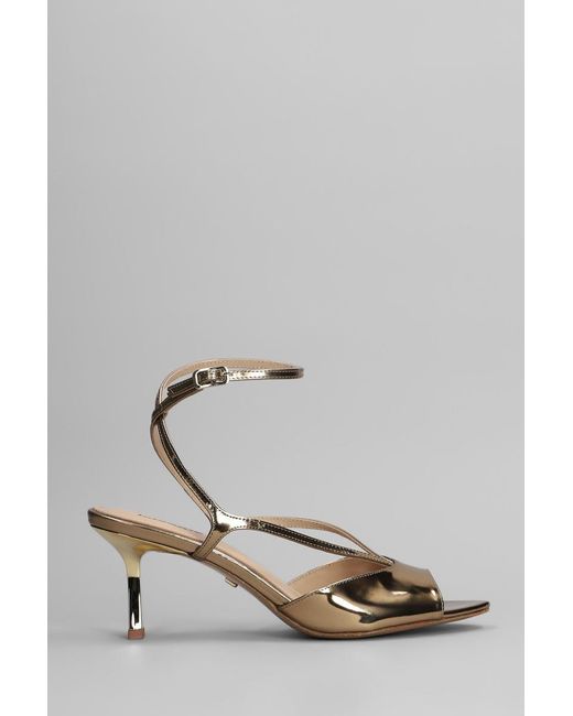 Lola Cruz Metallic Streep 65 Sandals
