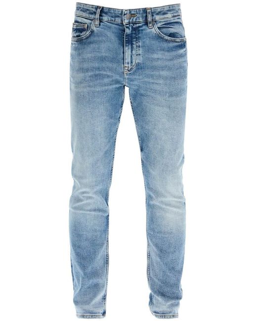 Boss Blue Jeans Slim Fit Delaware Blu Brillante for men