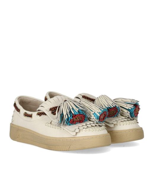 Elena Iachi Metallic Smash Loafer