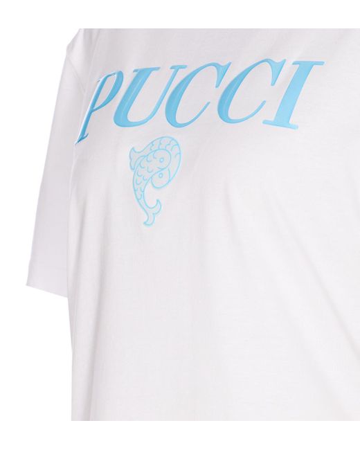 Emilio Pucci White T-Shirts And Polos