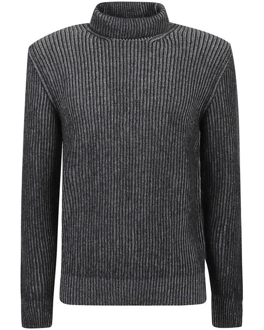 Tagliatore Gray Sweaters for men