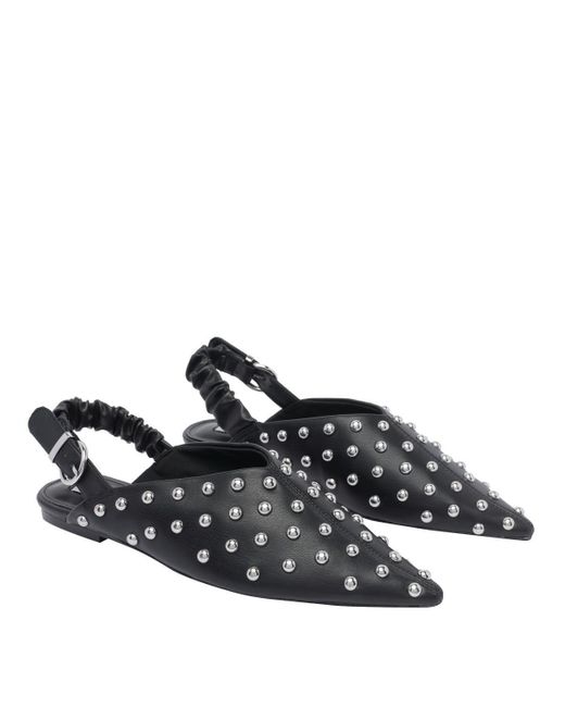 Steve Madden Black Flat Shoes