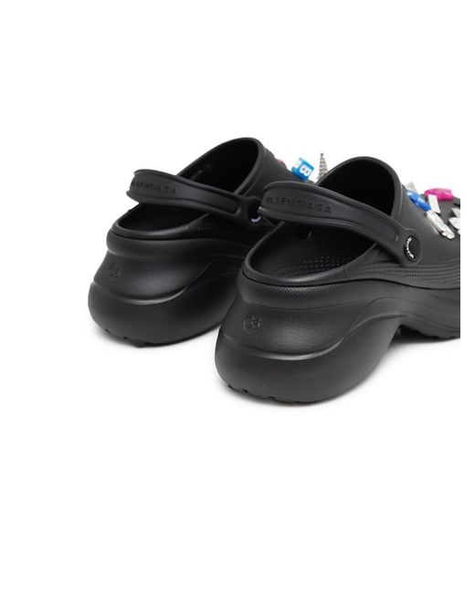 Balenciaga Black Clogs