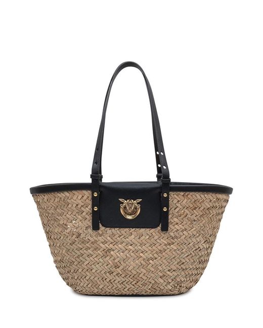 Pinko Natural Love Summer Large Shoulder Bag