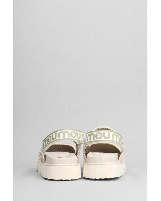 Mou Natural Bio Sandal Flats